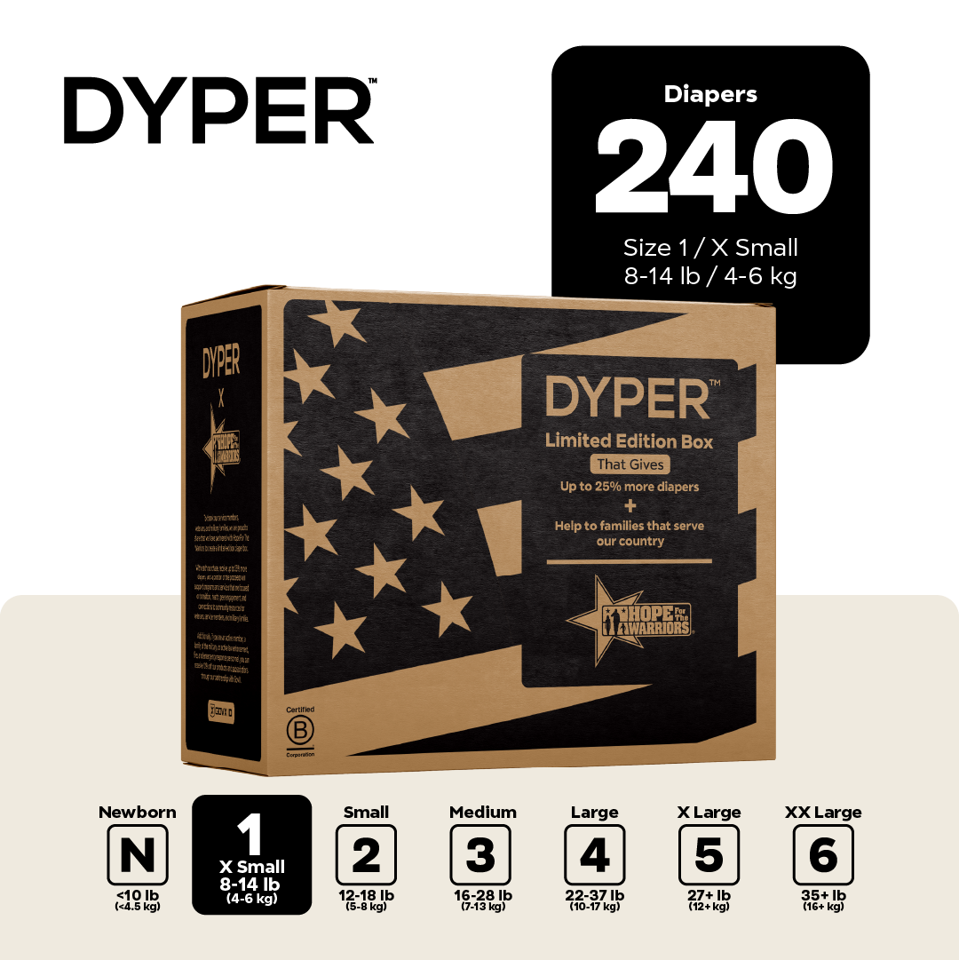 Diapers Impact Box - Military