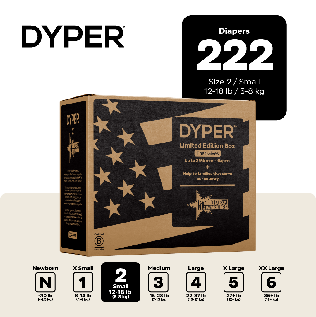 Diapers Impact Box - Military