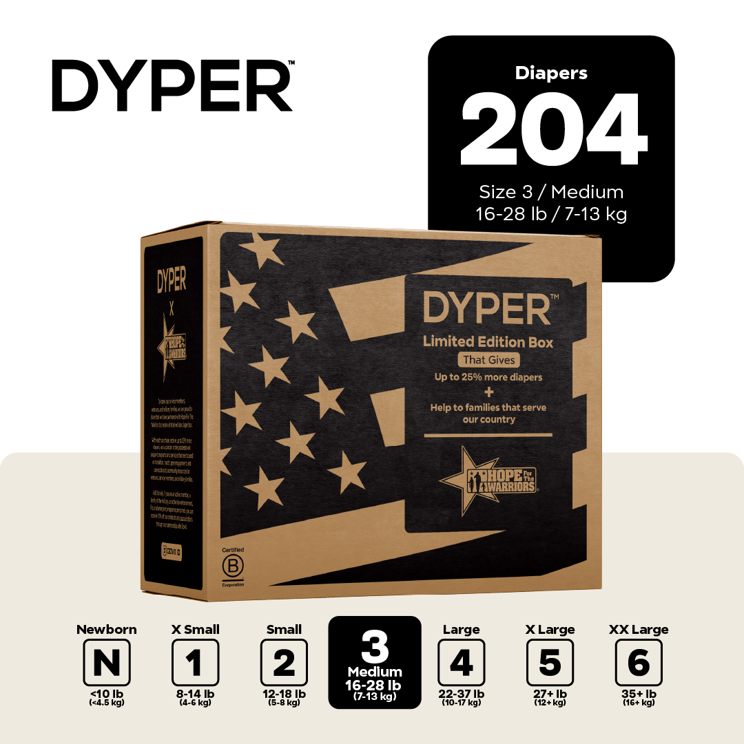Diapers Impact Box - Military