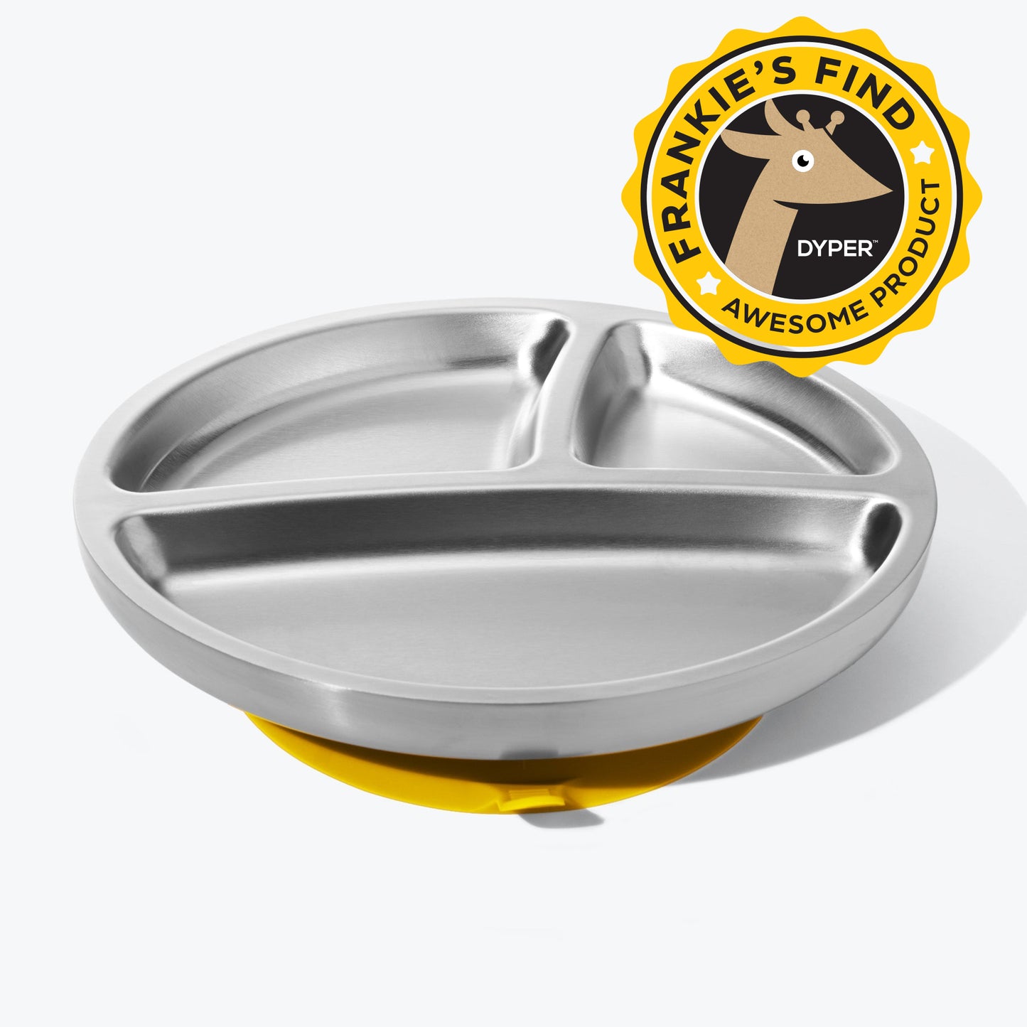 Avanchy Stainless Steel Suction Toddler Plate