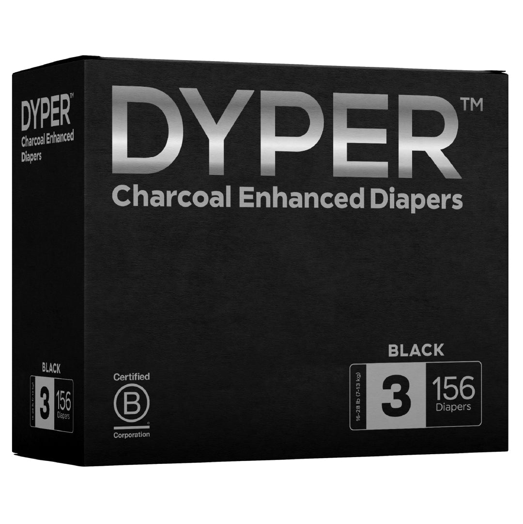 Charcoal Enhanced Diapers Monthly Box Subscription