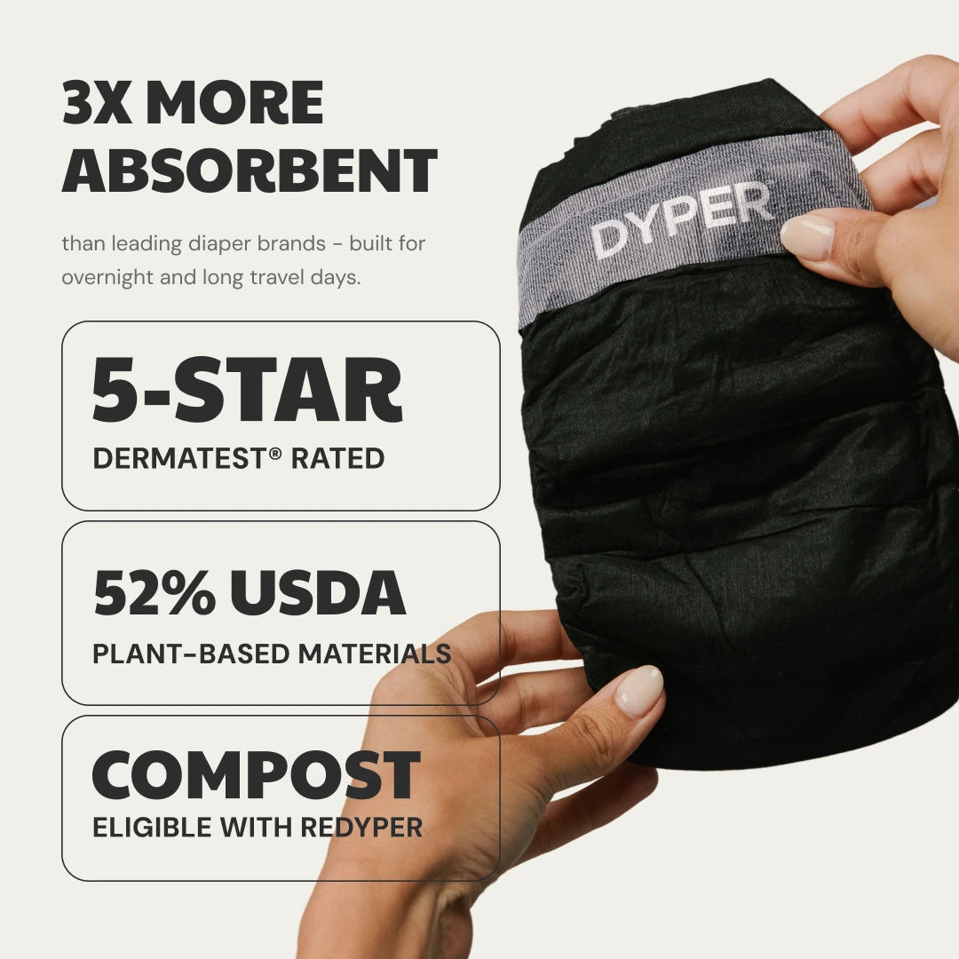 Charcoal Enhanced Diaper Monthly Box