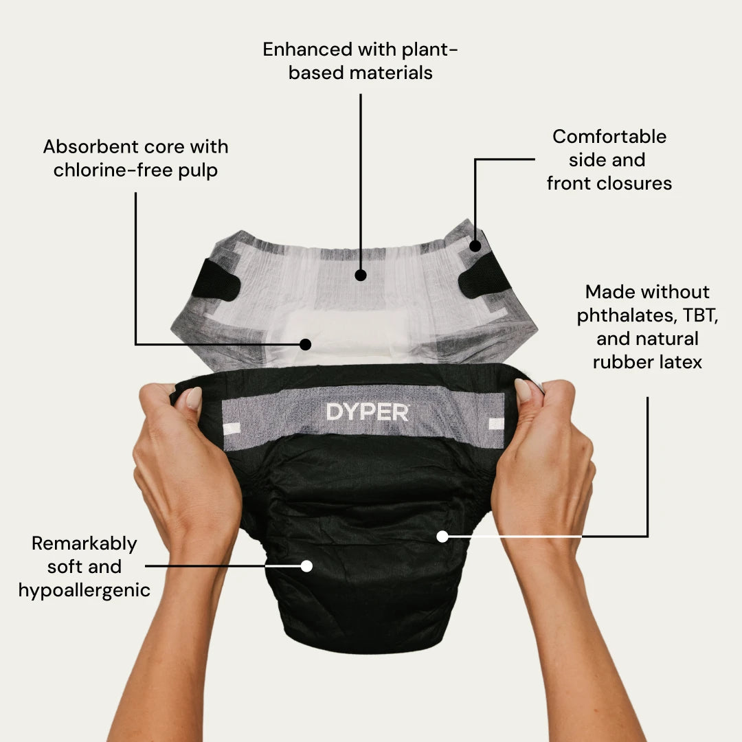 Charcoal Enhanced Diaper Monthly Box