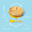 Avanchy Bamboo Suction Baby Plate + Spoon