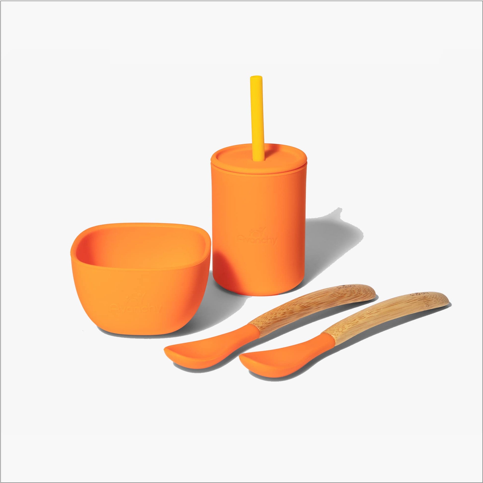 Silicone Rectangle Cup | Orange