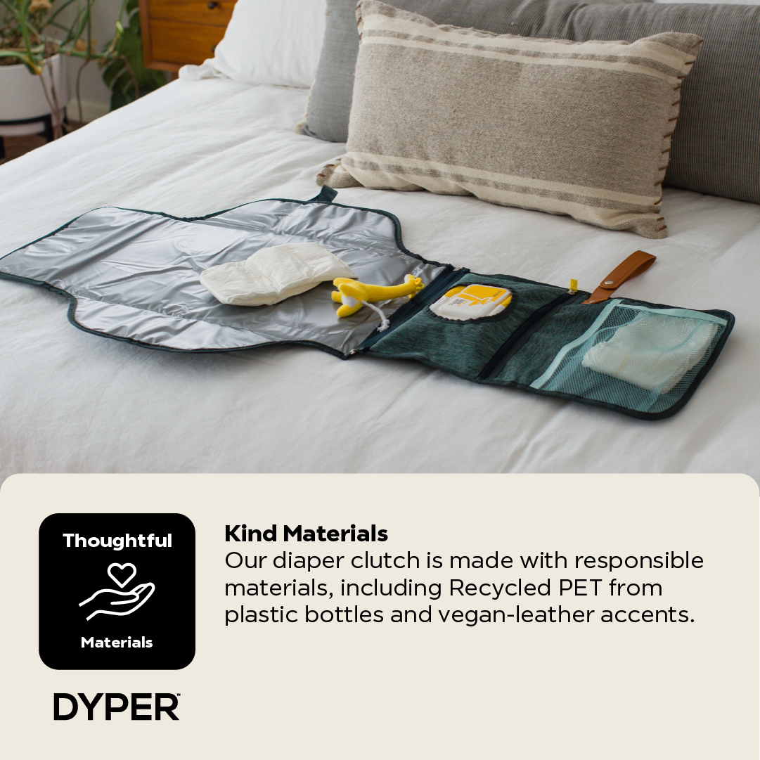 Diaper Clutch + Changing Pad